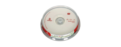 IOMEGA DVD+R DL 8.5 GB 8X DOUBLE LAYER 10'LU CAKEBOX